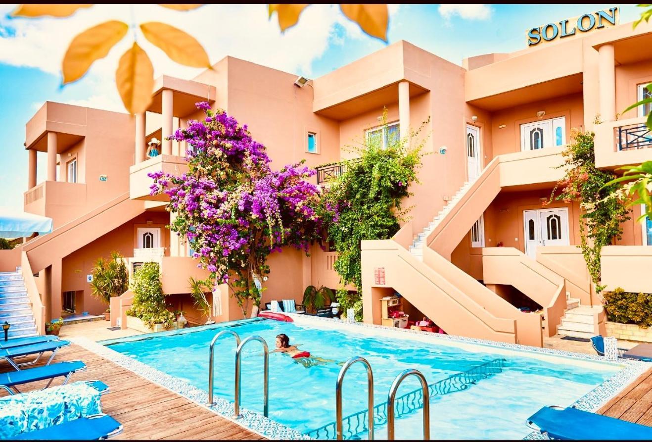 Solon Apartments Maleme Eksteriør billede